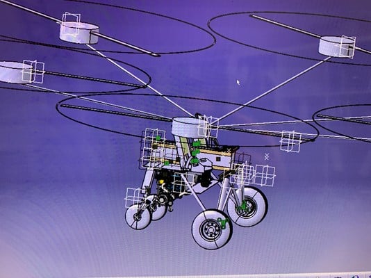 Team working on Mini-Bee